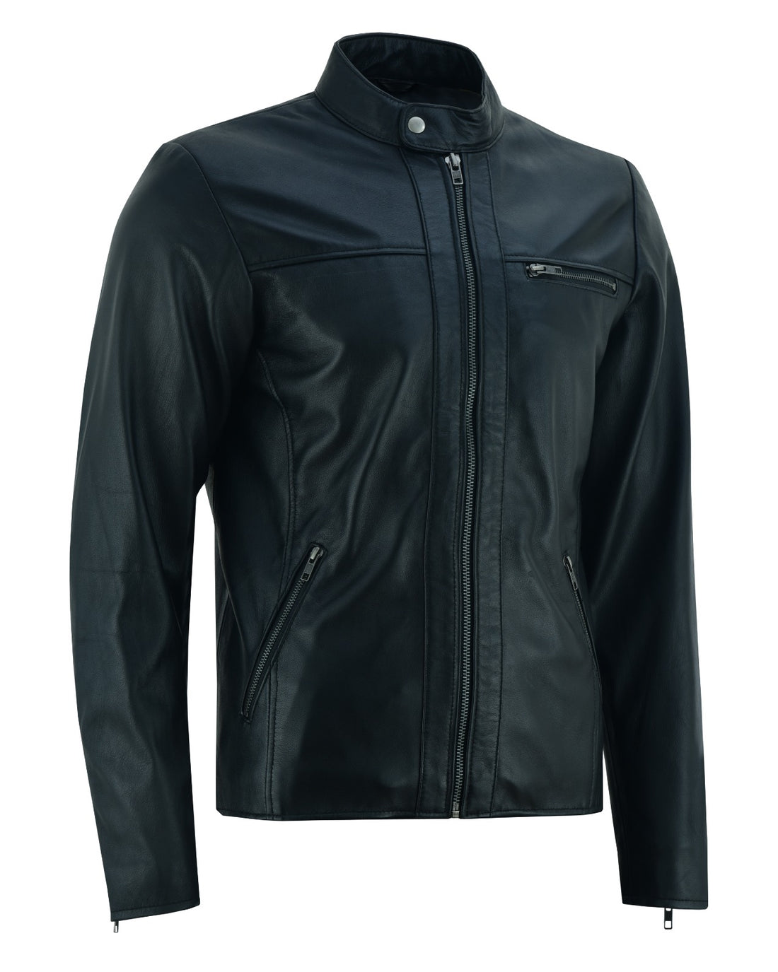 Vance Herren Echtlederjacke aus 100% Lammleder